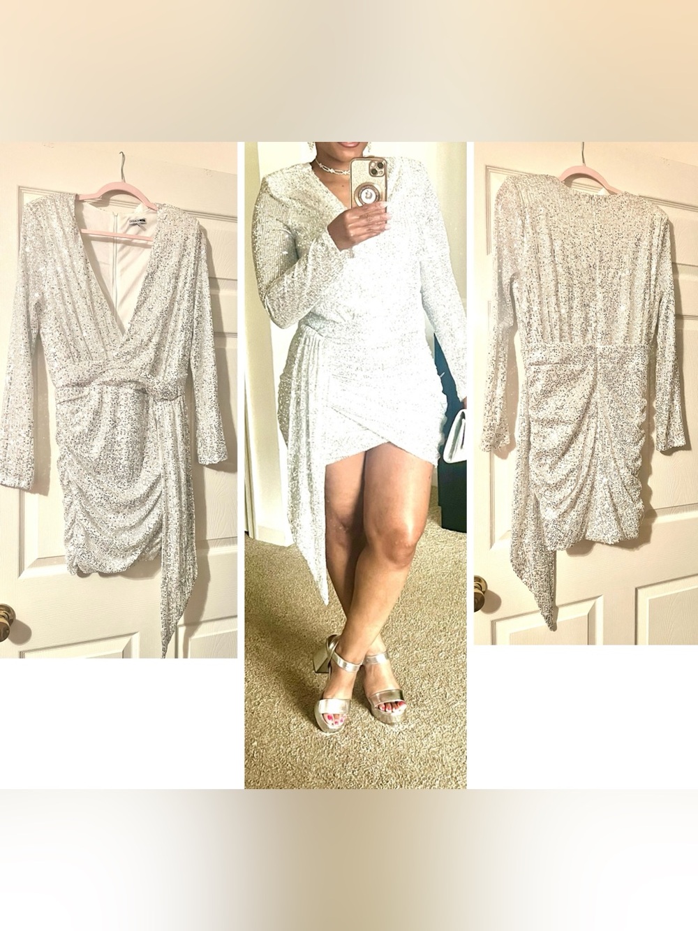 Sequin mini dress (like-new)
